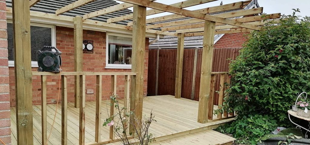Wood decking in Norwich